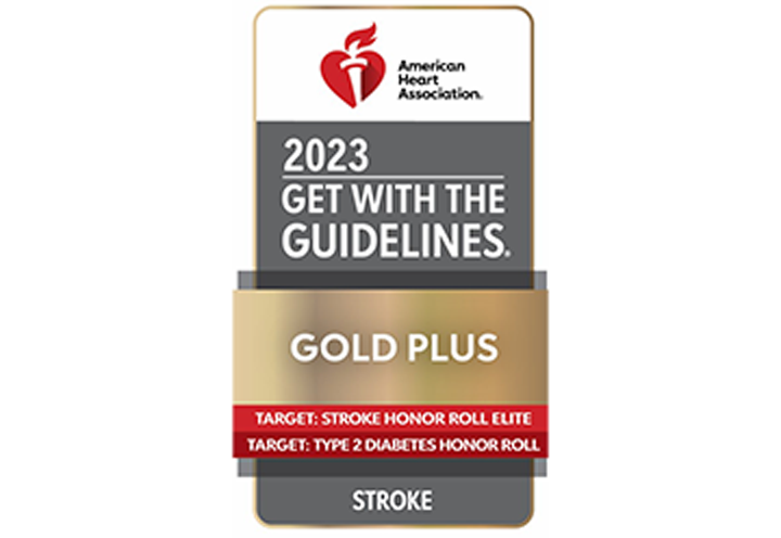 2023 AHA's Get With The Guidelines®-Stroke Gold Plus Quality Achievement Award