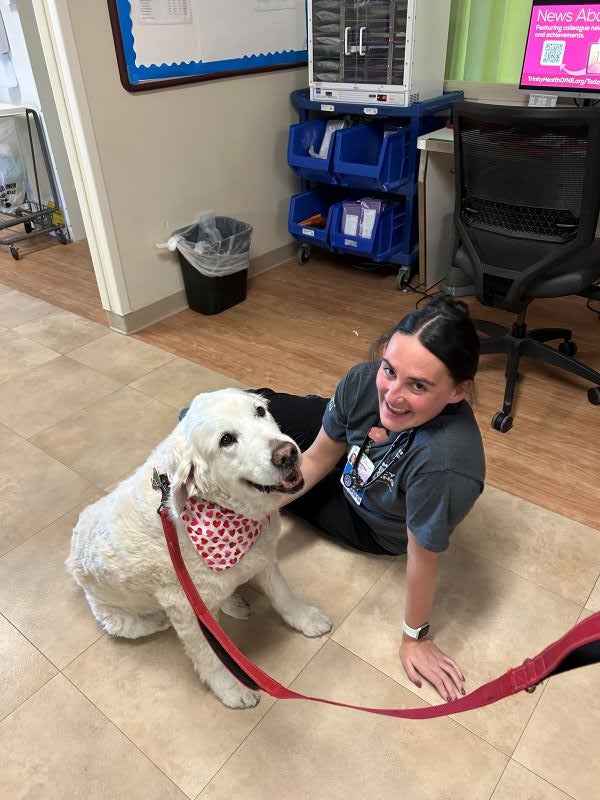 Mercy's Therapy Dog Ollie