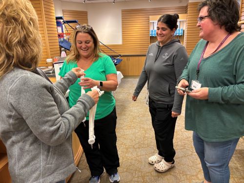 Super Users in Welcome Center at Saint Mary's
