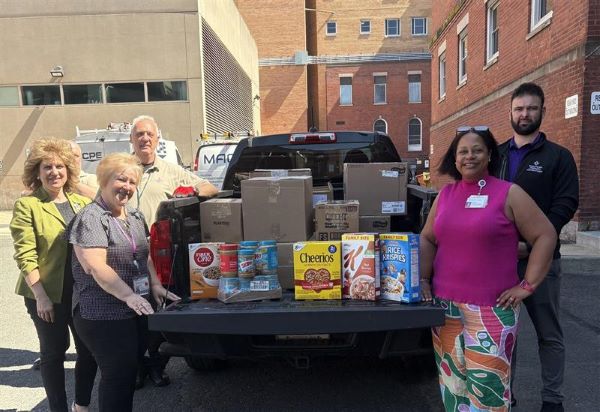Saint Mary's colleagues donate to Stock the Pantry