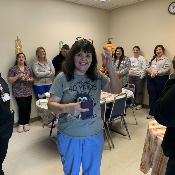 Diana Valedon celebrates 40-year work anniversary