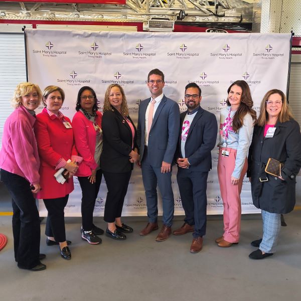 Saint Mary’s Hospital joins the community in supporting breast cancer awareness