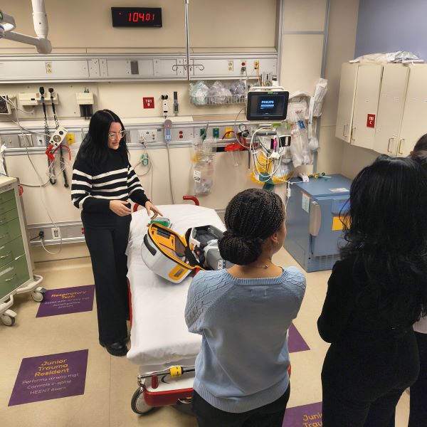 Waterbury Promise Scholars learn about LUCAS for CPR