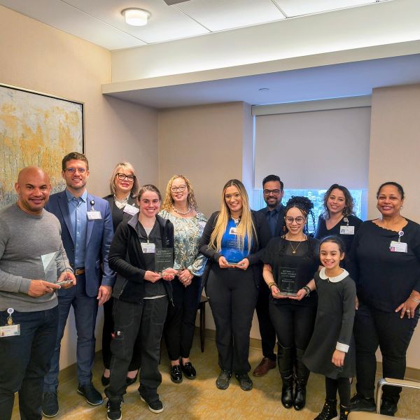 Saint Mary's leadership celebrate with Sisters of Saint Joseph award honorees