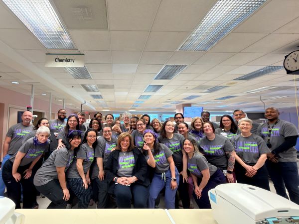 Saint Mary's Hospital Lab team