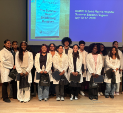 High School students' graduation from the summer shadowing program.