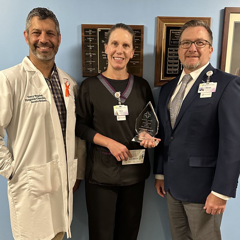 Saint Francis Colleague Receives Physical Medicine & Rehabilitation Clinical Excellence Award 