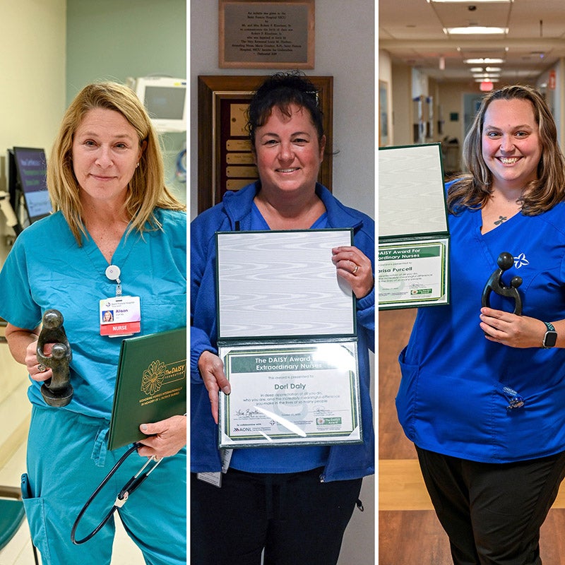 Three Saint Francis Nurses Presented with DAISY Awards