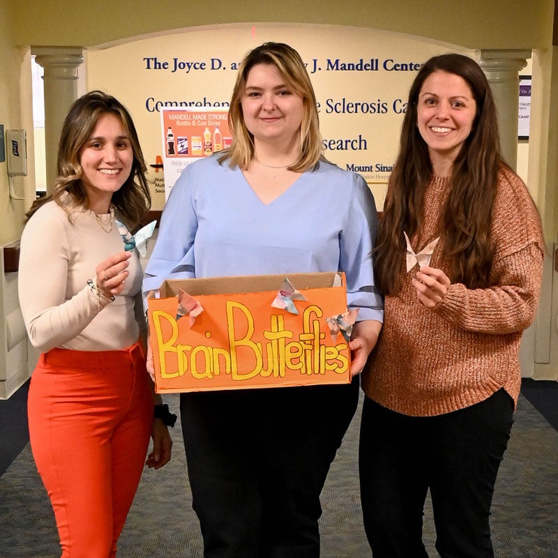 Your Stories: Alpha Phi Omega Donates Origami Butterflies to the Mandell MS Center