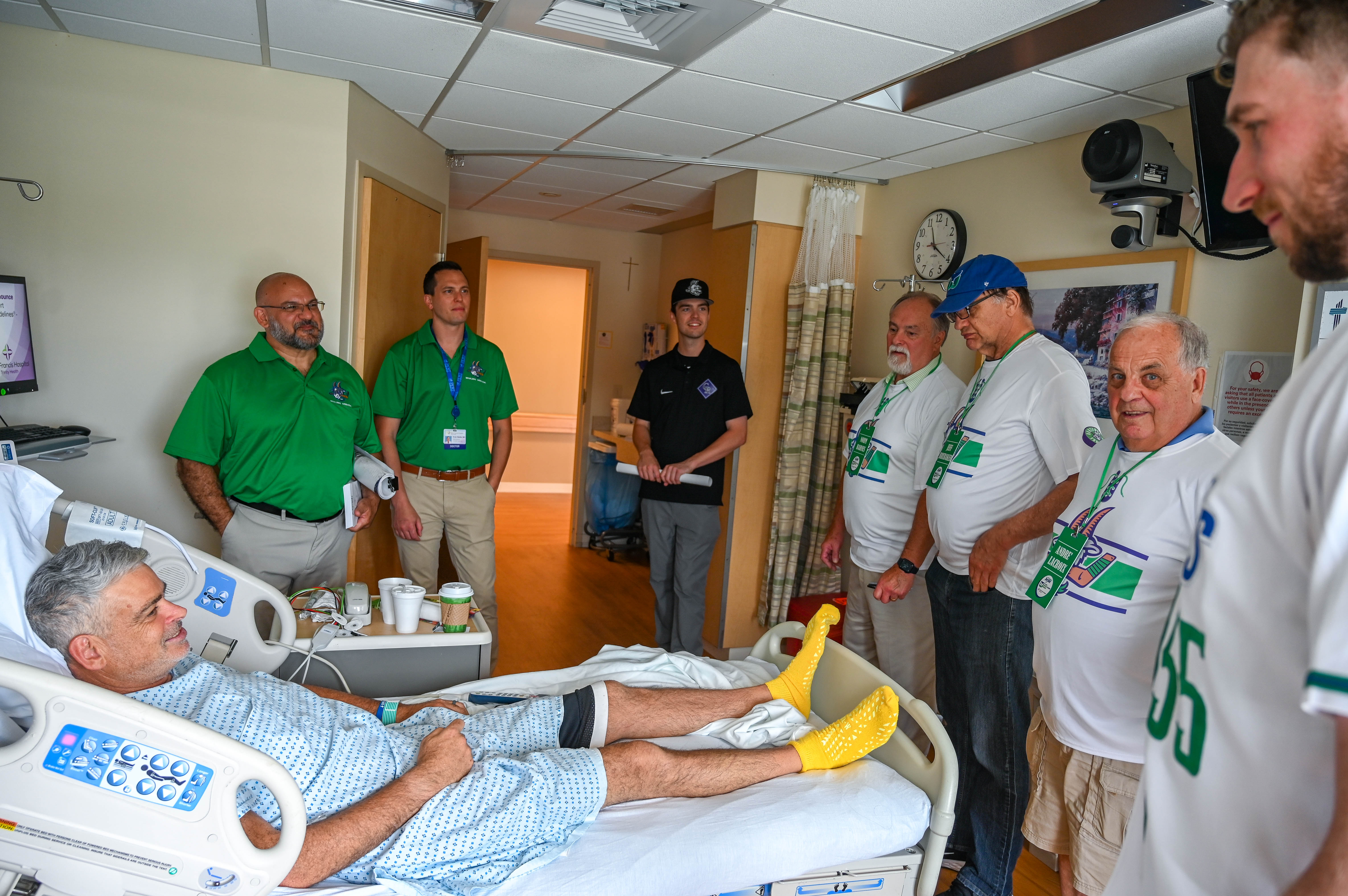 Hartford Whalers Meet Patient