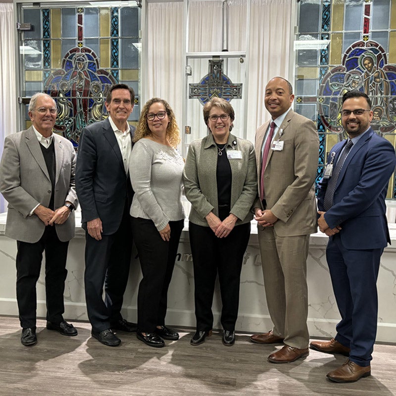 Saint Mary’s Hospital Unveils Historic Stained Glass Window Feature