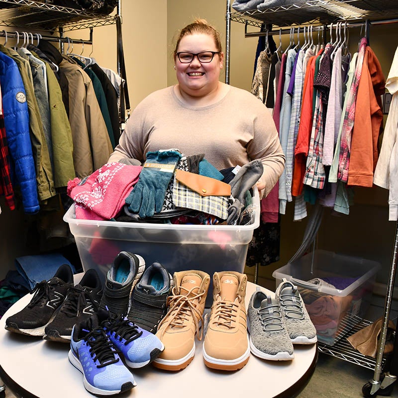 Johnson Colleagues Contribute to Clothing Drive
