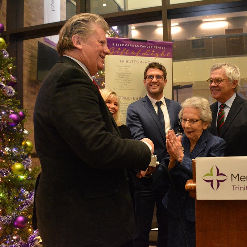 Mercy Hosts Annual Tree Lighting Ceremony