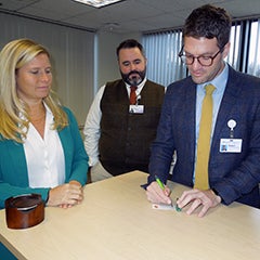 Johnson Participates in Effort to Raise Awareness about Organ and Tissue Donation 