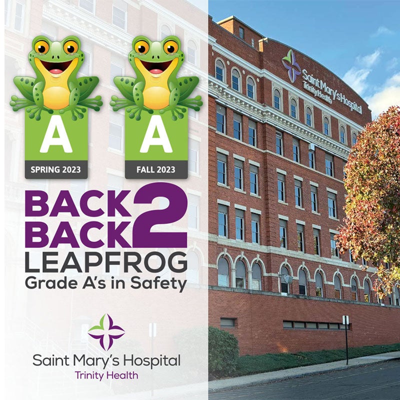 Saint Mary’s Earns Back-to-Back Grade 'A' from Leapfrog