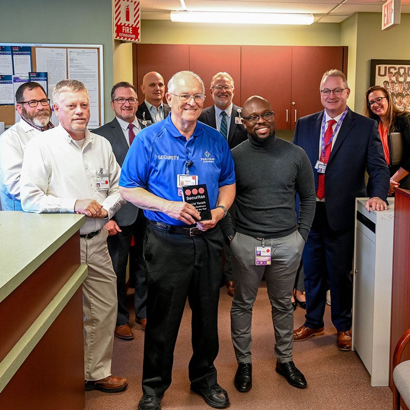 Saint Francis Colleague Named “Security Officer of the Year”