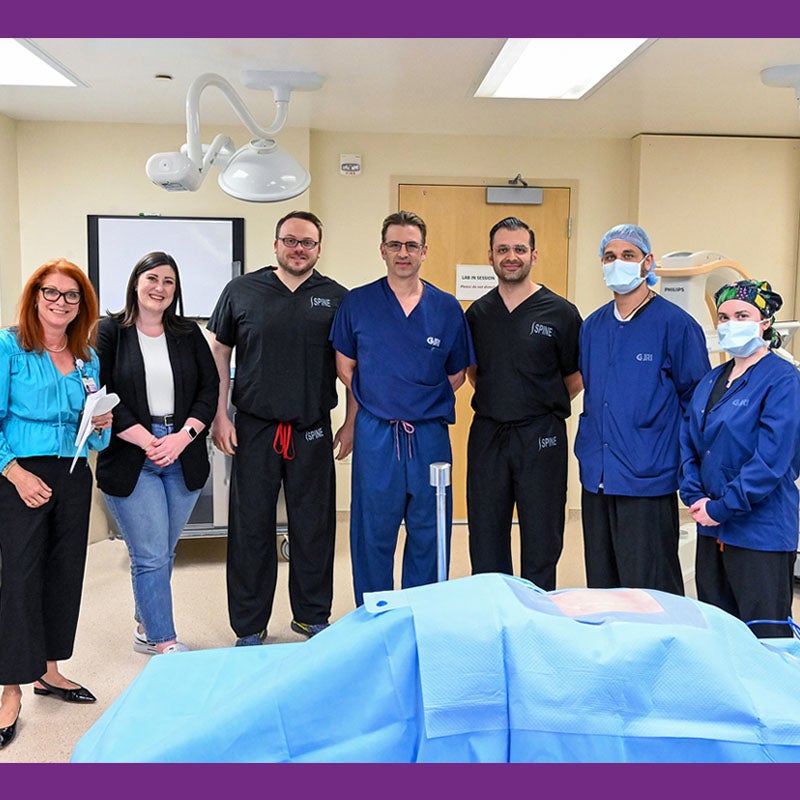 Saint Francis Chosen as “Surgeon Observation Site” for Spine Surgery