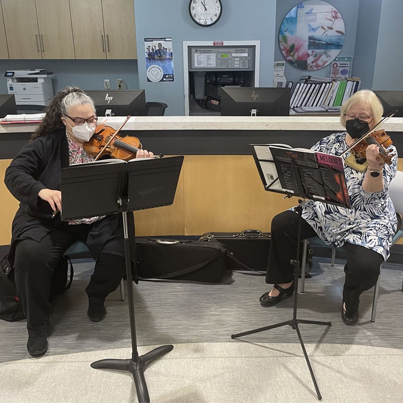 Your Stories: Hartford Symphony Orchestra Musicians Perform for Patients at Saint Francis