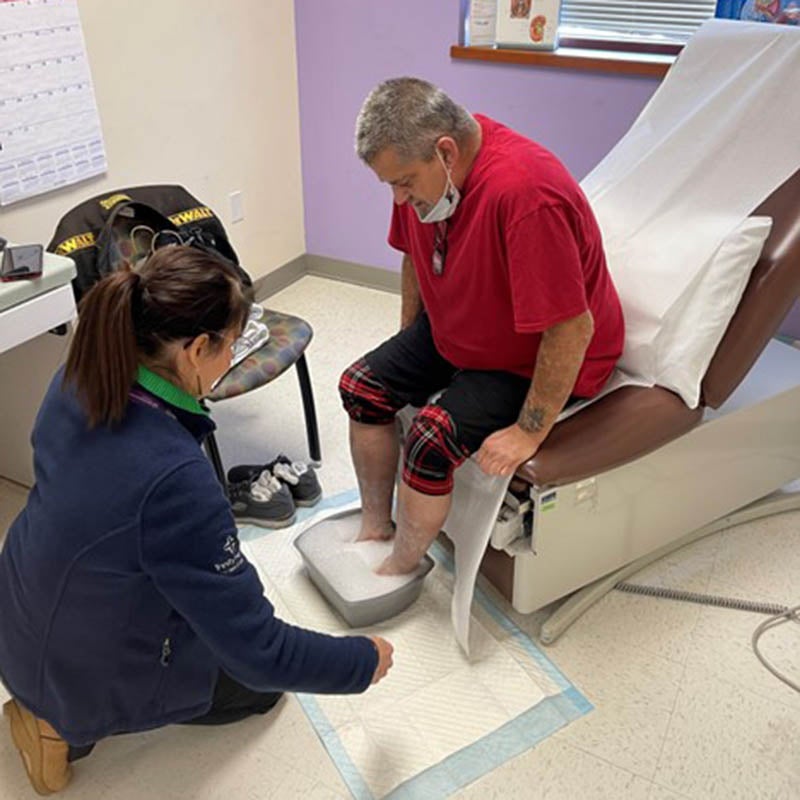 Your Stories: Mercy’s Healthcare for the Homeless Team Provides Foot Care