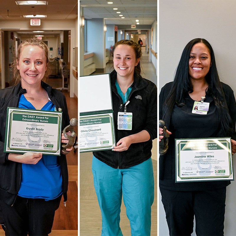 Three Nurses Presented with DAISY Awards in Hartford