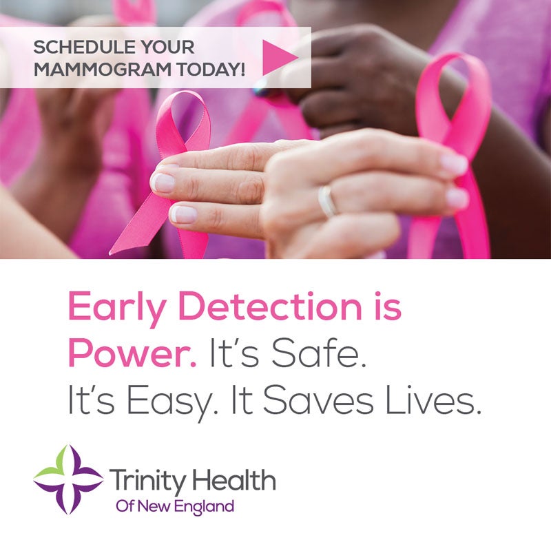 Trinity Health Of New England Goes Pink for Breast Cancer Awareness Month 