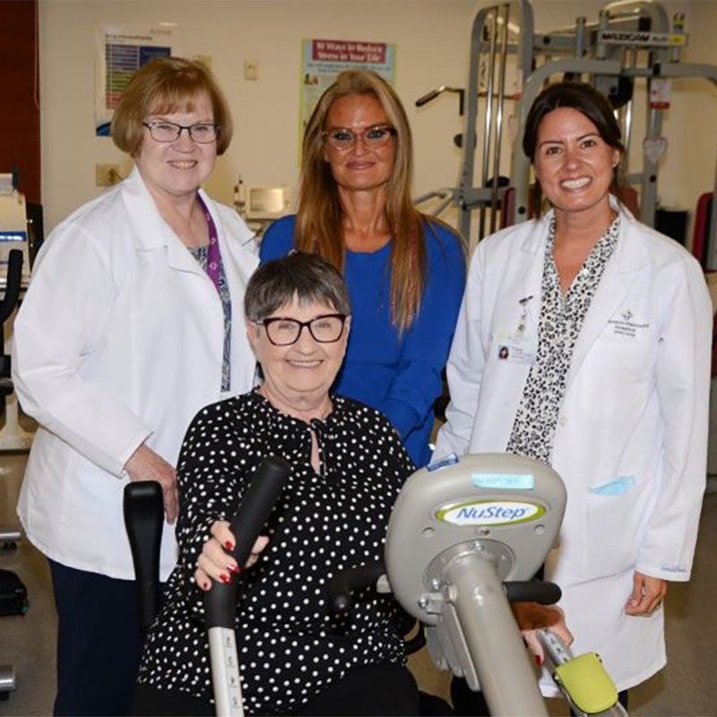 Johnson’s Cardiac Rehab Welcomes New Equipment