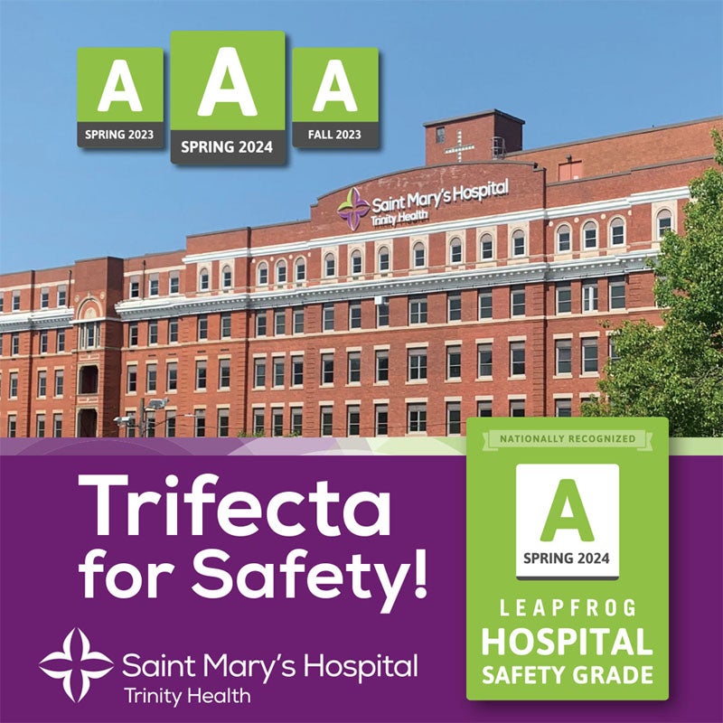 Saint Mary’s Earns an ‘A’ Hospital Safety Grade from Leapfrog Group