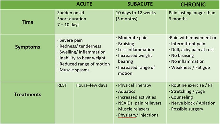 Pain and Healing Matrix