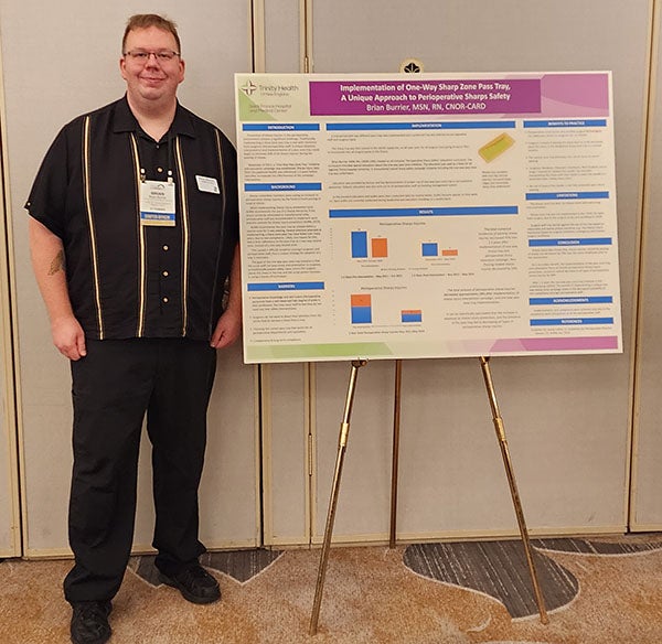 Saint Francis Nurse Presents Research Poster 